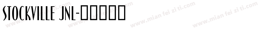 Stockville JNL字体转换